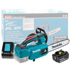Аккум. пила цепная MAKITA LXT DUC204SF (АКБ 3 Ач + ЗУ)