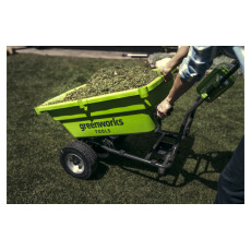 Аккумуляторная садовая тележка Greenworks G40GCK4 40В (в комплекте АКБ + ЗУ)