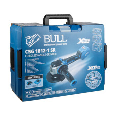 Аккум. углошлифмашина BULL CSG 1812-1 SR Xcase XLTpro (АКБ 4Ач + ЗУ)