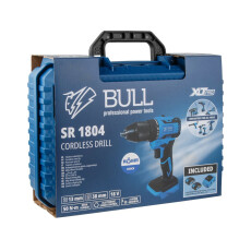 Аккум. дрель-шуруповерт BULL SR 1804 R-series Xcase XLTpro (2 АКБ 4Ач + ЗУ)