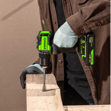 Аккумуляторная дрель-шуруповерт Greenworks DD560 24В (АКБ 2Ач + ЗУ)