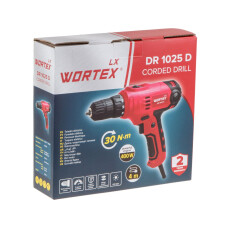 Дрель-шуруповерт WORTEX LX DR 1025 D в кор.