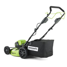 Аккумуляторная газонокосилка Greenworks GD60LM46SPK4 60В (АКБ 4Ач + ЗУ)
