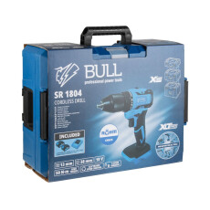 Аккум. дрель-шуруповерт BULL SR 1804 R-series XLTpro в чем. (2 АКБ 2Ач + ЗУ)