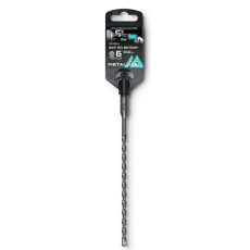 Бур по бетону SDS-plus METALLICA Optima 6х210/150 мм, напайка с центром, 2 спирали