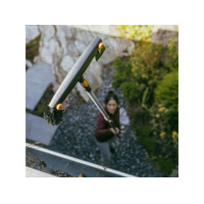 Черенок алюминиевый телескопический FISKARS OneClick L 220-400см