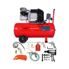 Компрессор масляный коаксиальный FUBAG AUTO MASTER KIT + 10 предметов