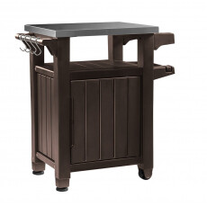 Столик для гриля Keter Unity Storage Buffet (Юнити Сторэйдж Баффет), коричневый