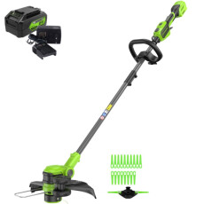 Аккумуляторный триммер Greenworks GD24LT331K4 24В (АКБ 4Ач + ЗУ)