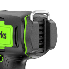 Фен строительный аккумуляторный Greenworks G24HG 24В (АКБ 4Ач + ЗУ)