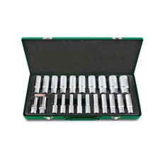 Набор головок 1/2" 6 граней 22 предмета TOPTUL (GAAD2202)