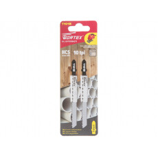 Пилка лобз. по дереву T101B (2 шт.) WORTEX (пропил прямой, тонкий, аккуратный и чистый рез)