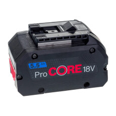 Аккумулятор Bosch ProCORE 18 B 1x5,5 Ah Professional