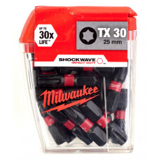 Бита ударная для шуруповерта MILWAUKEE SHOCKWAVE TX30 25 мм (25 шт.)