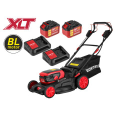 Газонокосилка аккумуляторная WORTEX CLM 4536-4 XLT SET (2 АКБ 6Ач + 2 ЗУ)