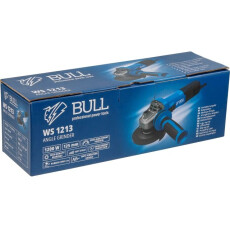 Одноручная углошлифмашина BULL WS 1213 в кор.