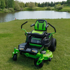 Садовый райдер аккумуляторный Greenworks Zero Turn CrossoverT GC82ZT107 82В