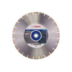 Алмазный круг 350х20/25.4 мм по камню BOSCH STANDARD FOR STONE (сухая/мокрая резка)