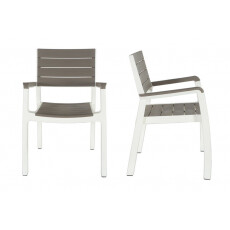 Стул Keter Harmony armchair (белый-капучино)