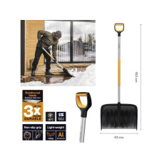Лопата-скрепер для снега X-series FISKARS (1530x530)