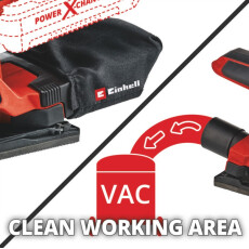 Виброшлифмашина аккумуляторная Einhell TC-OS 18/187 Li Solo