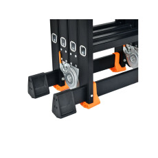Лестница алюм. многофункц. 4х6 ступ.(332см/690см) 17кг BLACK LINE STARTUL (ST9930-06)