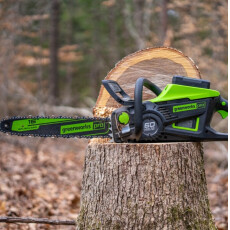 Пила цепная аккумуляторная Greenworks GD60CS25K4 60В (АКБ 4Ач + ЗУ)