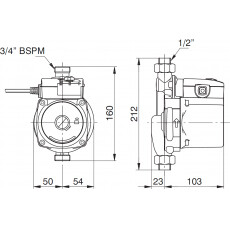 Циркуляционный насос UNIPUMP UPA 15-90