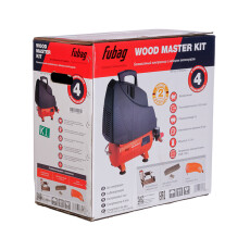 Компрессор безмасляный коаксиальный FUBAG WOOD MASTER KIT + 4 предметов
