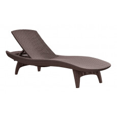 Шезлонг KETER Pacific Lounger, коричневый