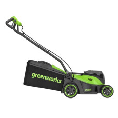 Аккумуляторная газонокосилка Greenworks GD24X2LM361K4 2×24V (АКБ+ЗУ)