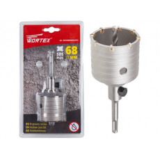 Коронка полая по бетону SDS+ d68мм WORTEX