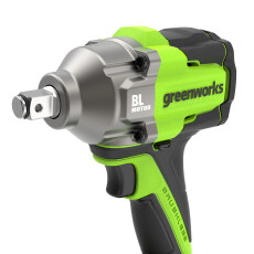 Аккумуляторный ударный гайковерт Greenworks IW5500K5 24В (АКБ 5Ач + ЗУ)