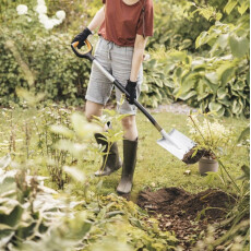 Лопата штыковая с закругленным лезвием Xact FISKARS (1066730)