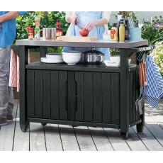 Столик для гриля Keter Unity xl Storage Buffet 183l (Юнити xl Сторэйдж Баффет), коричневый