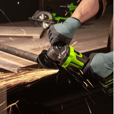 Аккумуляторная углошлифмашина Greenworks AG590K5 24В (АКБ 5Ач + ЗУ)