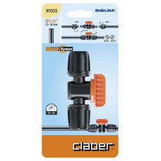 Муфта с запорным клапаном Claber 1/2"