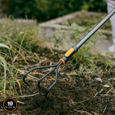Культиватор три зуба FISKARS OneClick