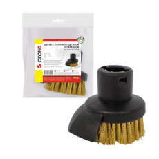 Щетка для пароочистителя Karcher с латунной щетиной и скребком