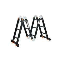 Лестница алюм. многофункц. 4х6 ступ.(332см/690см) 17кг BLACK LINE STARTUL (ST9930-06)