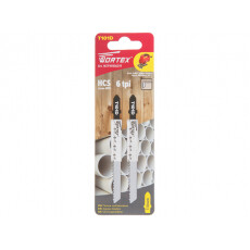 Пилка лобз. по дереву T101D (2 шт.) WORTEX (пропил прямой, тонкий, аккуратный и чистый рез)