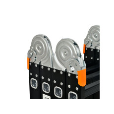 Лестница алюм. многофункц. 4х6 ступ.(332см/690см) 17кг BLACK LINE STARTUL (ST9930-06)