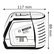 Лазерный нивелир Bosch GLL 2-50+BM1+LR2