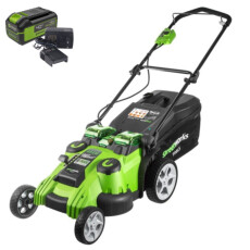 Аккумуляторная газонокосилка Greenworks G40LM49DBK4 40V (АКБ+ЗУ)