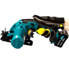Аккумуляторная циркулярная пила MAKITA CXT HS 301 DSME в кейсе (2 АКБ 4Ач + ЗУ)