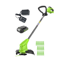 Аккумуляторный триммер Greenworks G24LT251 24В (АКБ 2Ач + ЗУ)