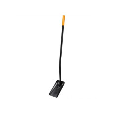 Лопата совковая с ручкой Solid FISKARS (черная) (1066720)