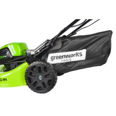 Аккумуляторная газонокосилка Greenworks GD60LM46SPK4 60В (АКБ 4Ач + ЗУ)