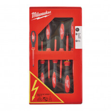 Набор отверток изолированных Milwaukee VDE SL/PH (7 шт.) [4932464068]