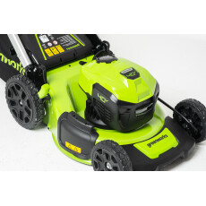 Аккумуляторная газонокосилка Greenworks GD40LM48SPK4 40В (в комплекте АКБ + ЗУ)